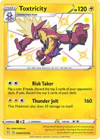 Pokemon,Shining Fates: Shiny Vault,Toxtricity - SV042/SV122,Holofoil,Shiny Holo Rare,Near Mint