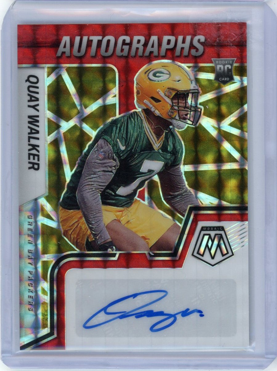 Panini 2022 Panini Mosaic,2022 Panini Mosaic,Quay Walker - RAM-QW,NM