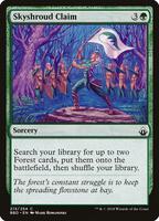 Magic: The Gathering,Battlebond,Skyshroud Claim - 213,Foil,Common,Near Mint