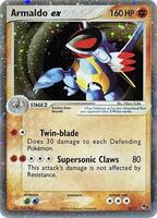 Pokemon,POP Series 1,Armaldo ex (Holo) - 016/017,Holofoil,Ultra Rare,Heavily Played