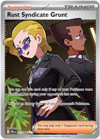 Pokemon,ME05: Pitch Black,Rust Syndicate Grunt - 112/084,Holofoil,Ultra Rare,Near Mint