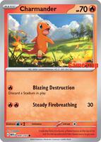 Pokemon,Miscellaneous Cards & Products,Charmander - 004/165 (GameStop Exclusive),Reverse Holofoil,Promo,Near Mint