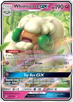 Pokemon,SM - Unbroken Bonds,Whimsicott GX - 140/214,Holofoil,Ultra Rare,Near Mint