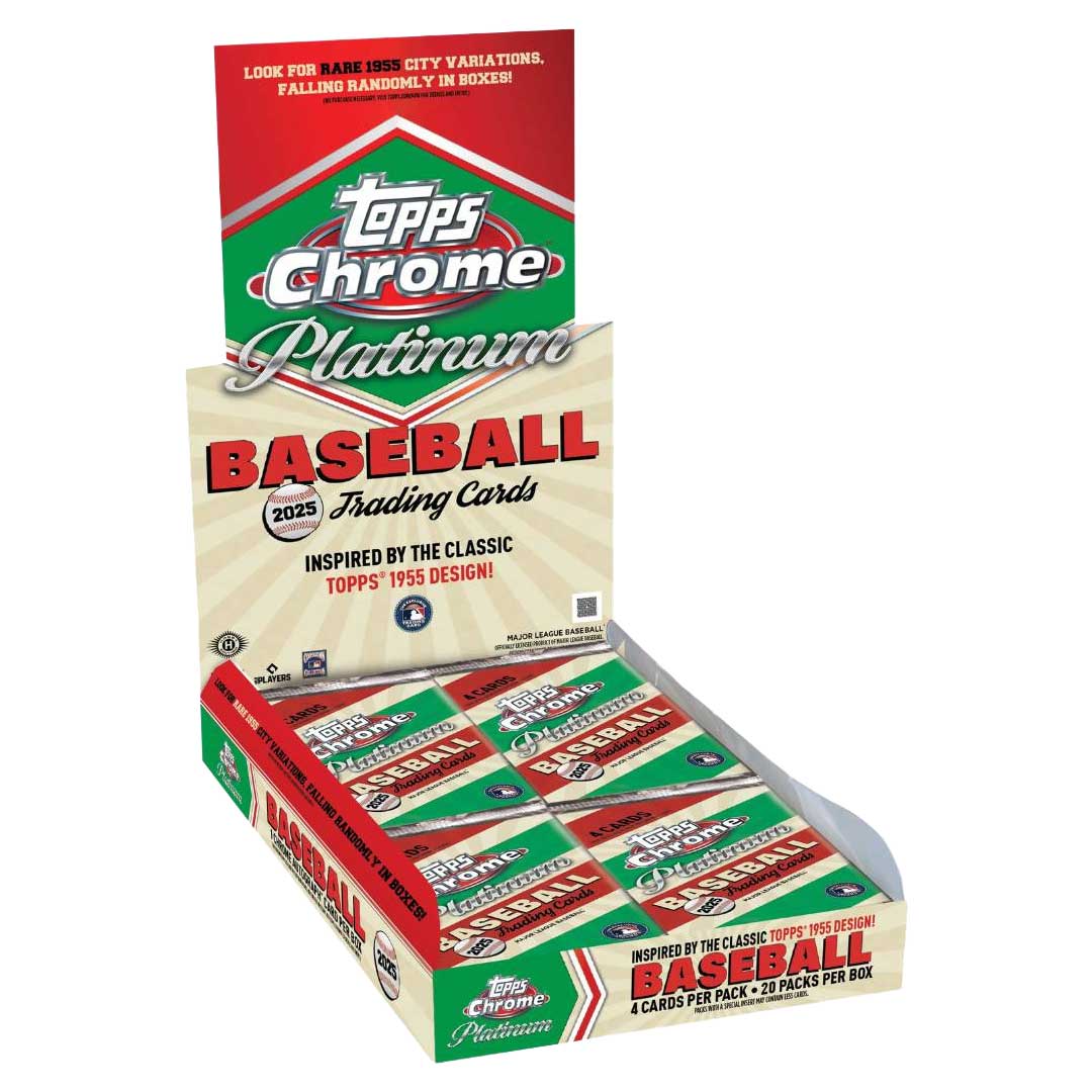 Topps Chrome 2025 Platinum Anniversary Baseball Hobby Box