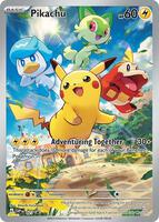 Pokemon,SV: Scarlet & Violet Promo Cards,Pikachu - 027,Holofoil,Promo,Near Mint