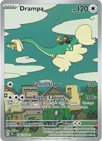 Pokemon,SV05: Temporal Forces,Drampa - 184/162,Holofoil,Illustration Rare,Near Mint