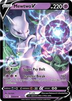 Pokemon,Pokemon GO,Mewtwo V - 030/078,Holofoil,Ultra Rare,Near Mint