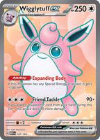 Pokemon,SV: Scarlet & Violet 151,Wigglytuff ex - 187/165,Holofoil,Ultra Rare,Near Mint