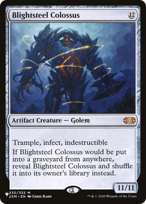 Magic: The Gathering,The List Reprints,Blightsteel Colossus - 235/332,Normal,Mythic,Near Mint