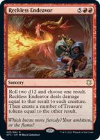 Magic: The Gathering,Commander: Adventures in the Forgotten Realms,Reckless Endeavor - 33,Normal,Rare,Near Mint