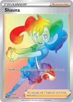 Pokemon,SWSH08: Fusion Strike,Shauna (Secret) - 278/264,Holofoil,Secret Rare,Near Mint