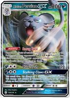 Pokemon,SM - Cosmic Eclipse,Alolan Persian GX - 129/236,Holofoil,Ultra Rare,Near Mint