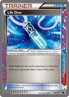 Pokemon,Plasma Freeze,Life Dew - 107/116,Holofoil,Rare Ace,Lightly Played