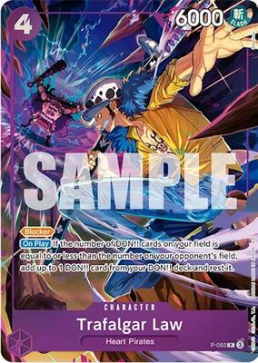 One Piece Card Game,One Piece Promotion Cards,Trafalgar Law (Illustration Box Vol.6) - P-093,Foil,Promo,Near Mint