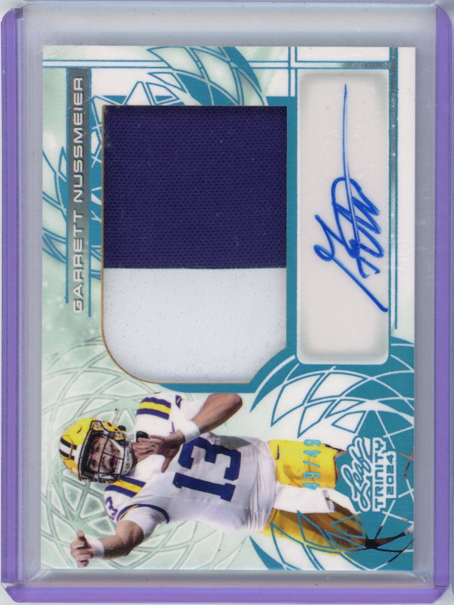 Leaf Trinity 2024 Garrett Nussmeier /49,NM