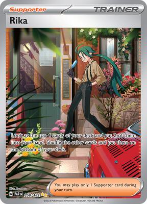 Pokemon,SV04: Paradox Rift,Rika - 258/182,Holofoil,Special Illustration Rare,Near Mint