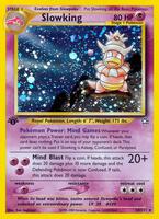 Pokemon,Neo Genesis,Slowking - 014/111,Unlimited Holofoil,Holo Rare,Moderately Played