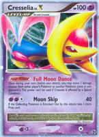 Pokemon,Great Encounters,Cresselia LV.X - 103/106,Holofoil,Ultra Rare,Heavily Played