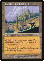 Magic: The Gathering,Scourge,Temple of the False God - 143,Foil,Uncommon,Moderately Played