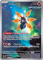 Pokemon,SV04: Paradox Rift,Iron Moth - 187/182,Holofoil,Illustration Rare,Near Mint