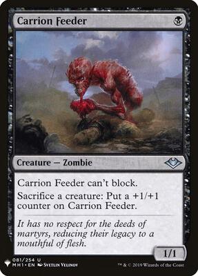 Magic: The Gathering,The List Reprints,Carrion Feeder - 81,Normal,Uncommon,Near Mint
