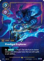 Riftbound: League of Legends Trading Card Game,Spiritforged,Ezreal - Prodigal Explorer (Overnumbered) - 248/221,Foil,Showcase,Near Mint