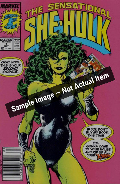 Marvel Comics The Sensational She-Hulk Vol. 1 #1 (1989) — Sample Image, Not Actual Item