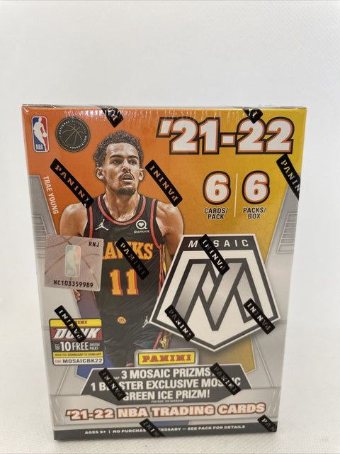 2021-22 Panini Mosaic Basketball Blaster Box