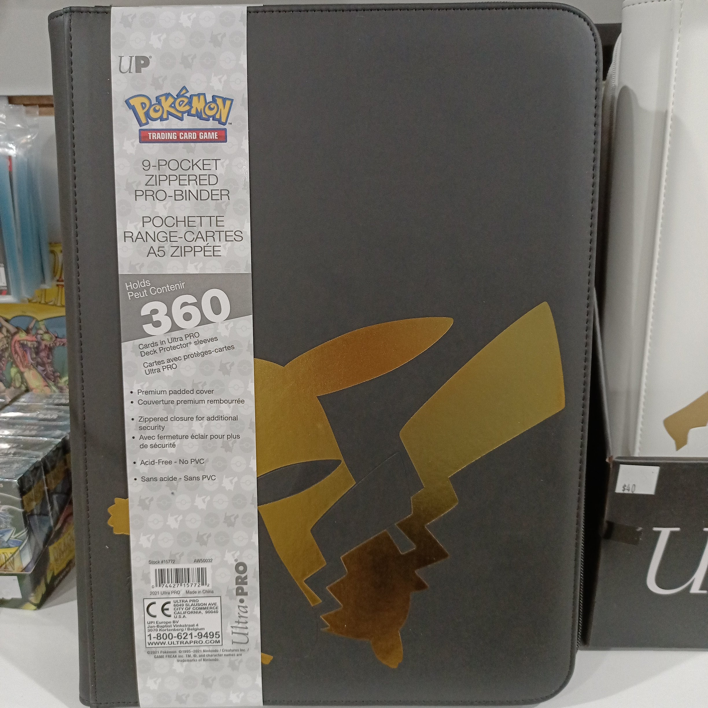 pokemon card zipper binder 1088 Pockets resistant material. Pokemon Card Binders | Ships