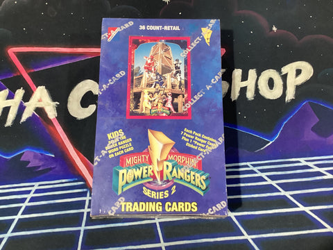 Power rangers series 2 card box