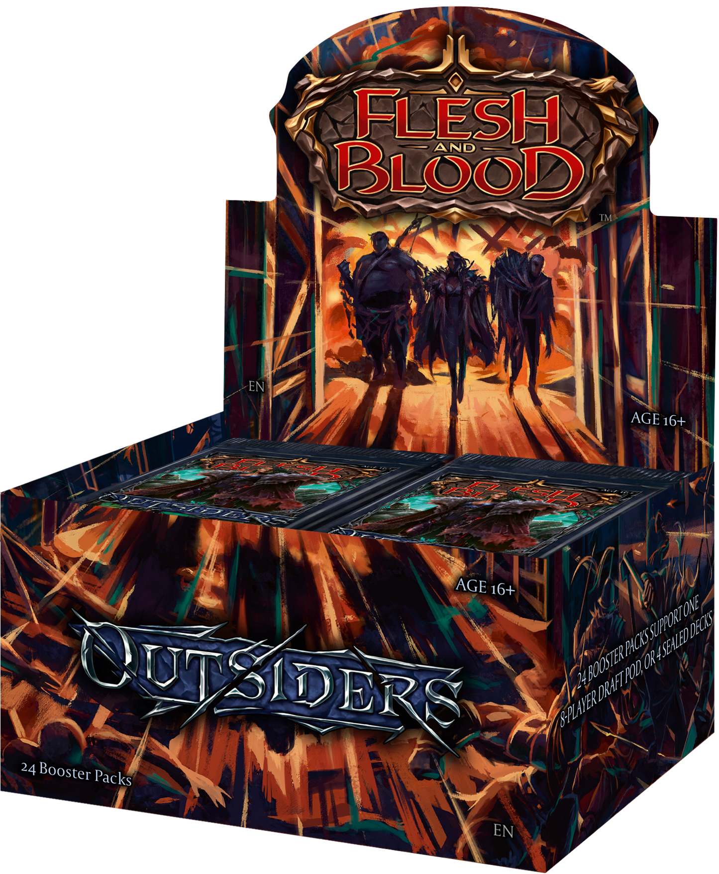 Flesh & Blood Outsiders Booster Display
