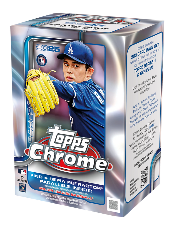 2025 Topps Chrome Baseball Value Blaster Box