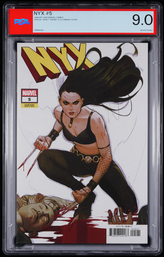 Marvel Comics NYX #5 NONE JOSHUA SWAY SWABY X-23 VARIANT COVER