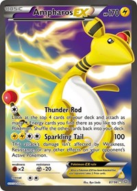 pokemon XY - Ancient Origins Ampharos EX (87 Full Art)