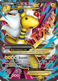 pokemon XY - Ancient Origins M Ampharos EX (88 Full Art)