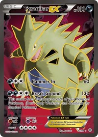 pokemon XY - Ancient Origins Tyranitar EX (91 Full Art)