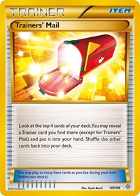 pokemon XY - Ancient Origins Trainers' Mail (Secret)