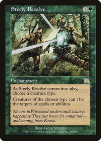 MTG Onslaught Steely Resolve
