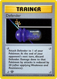 pokemon Base Set (Shadowless) Defender