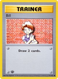 pokemon Base Set (Shadowless) Bill
