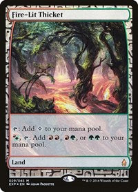 MTG Zendikar Expeditions Fire-Lit Thicket