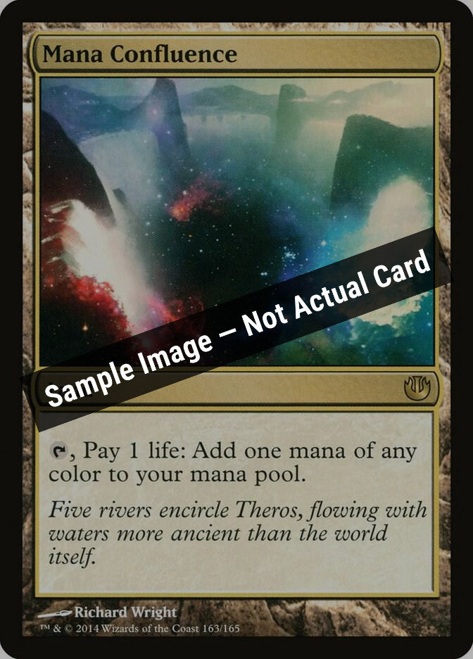 Magic,Journey Into Nyx,Mana Confluence - 163,Normal,Lightly Played — Sample Image, Not Actual Card