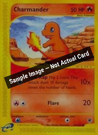 Pokemon,Expedition,Charmander (97) - 097/165,Normal,Lightly Played — Sample Image, Not Actual Card