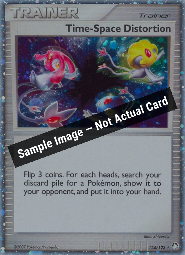 Pokemon,Mysterious Treasures,Time-Space Distortion - 124/123,Holofoil,Near Mint — Sample Image, Not Actual Card