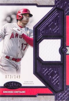 2024 Topps Tier One #T1R-SO Shohei Ohtani Tier One Relics Purple Foil #/149