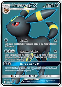 Pokemon SM Base Set Umbreon GX (Full Art)