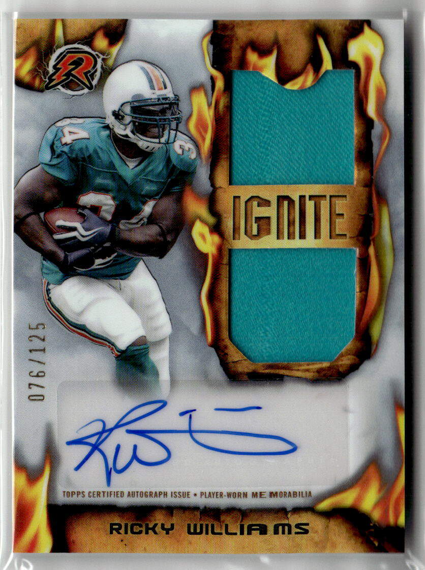 2023 Topps Composite #RIRPA-RW Ricky Williams Resurgence Ignite Patch Auto #/149