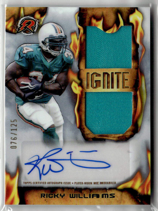 2023 Topps Composite #RIRPA-RW Ricky Williams Resurgence Ignite Patch Auto #/149