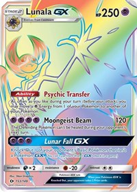 pokemon SM Base Set Lunala GX (Secret)