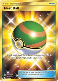 Pokemon SM Base Set Nest Ball (Secret)